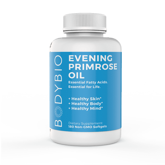 BodyBio/E-Lyte Evening Primrose Oil 1300 mg 180 caps