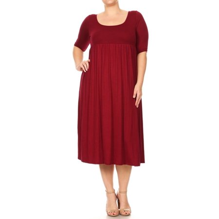 - Women's Trendy Style Plus Size Baby Doll Dress