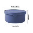 thumbnail image 3 of Zauma Silicone Lunch Box,Meal Prep Containers,Mixing Bowls with Lids Set,Portable Thermal Insulation Food Container, 3 of 4