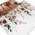 thumbnail image 2 of Pink Valentine's Day Area Rug 5x8 FT, Non Slip Bedroom Throw Carpet, Spring Floral Farmhouse Washable Soft Floor Carpet Non-Shedding Rug for Living Room Nursery Dorm Office, 2 of 9