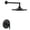 Matte Black, variant on Moen UTS32002EPBL Arris Single Function Pressure Balanced Valve Trim Only - Black