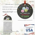 thumbnail image 4 of Crochet Ornament Metal All I Want For Christmas Is Yarn Funny Crocheter Ornament, 4 of 4