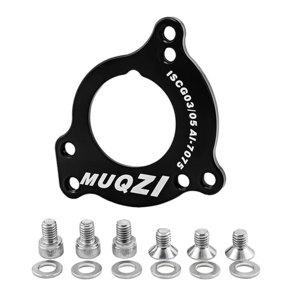 BB Adaptateur Vélo Pièces 03 & 05 BSA Bas Plaque de Conversion de la Chaîne Noir