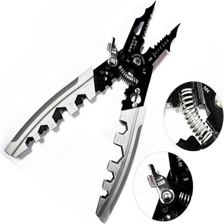 

High-Quality Heavy Duty Professional Grade Wire Stripping and Crimping Pliers Tool Set - Precision Work Made Easy with Efficient Ergonomic Design - Reliable Electrical Wire Terminal Tool