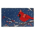 thumbnail image 1 of Coir Door Mat (Midnight Cardinal), 1 of 2