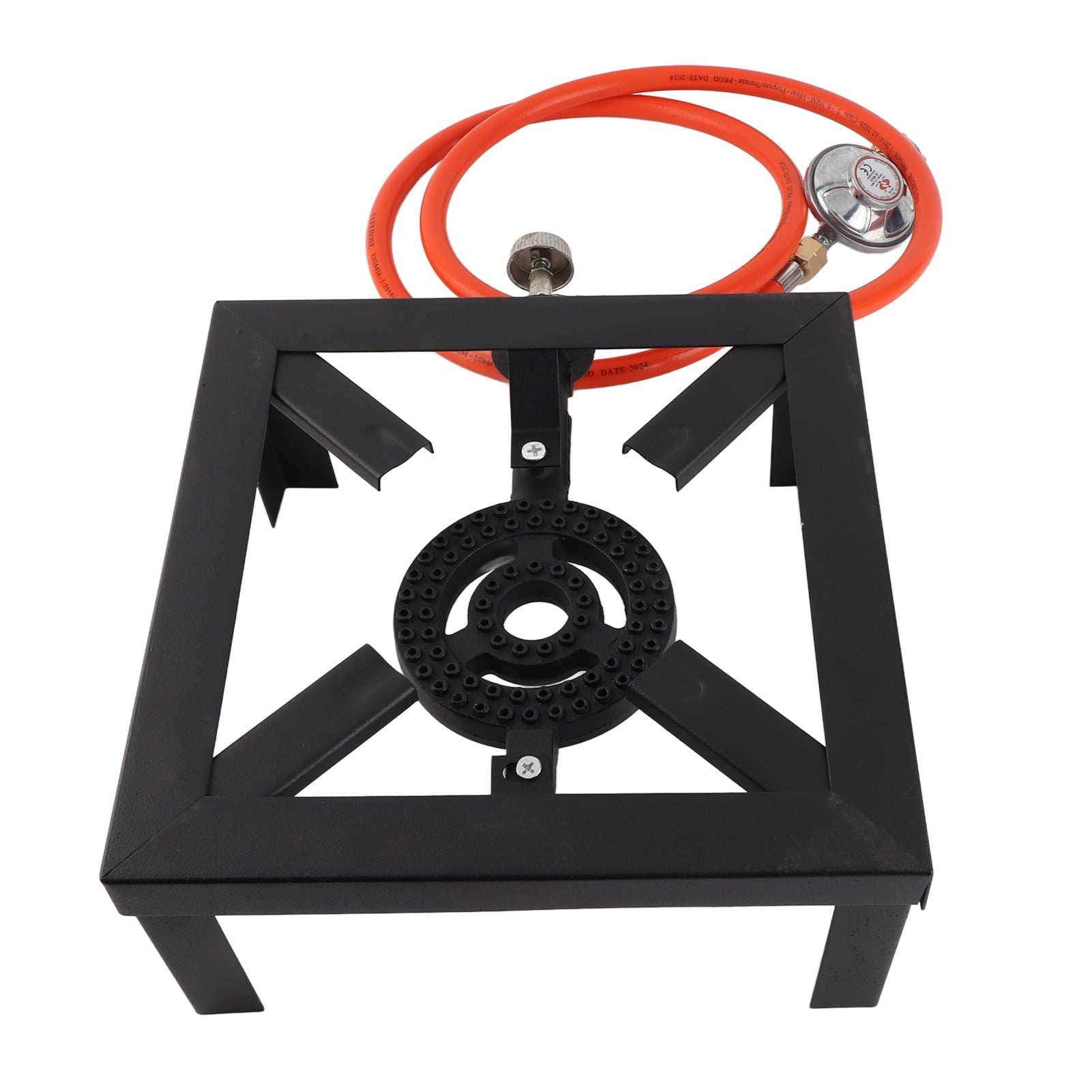 Cooker 8KW Gas Boiling Ring Cast Iron Stove Large LPG Stove Outdoor Cooker Iron Frame Portable Fire Control Stove