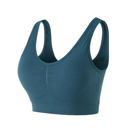 LEEy-World Lingerie for Women Plus Size Women s Filifit Sculpting Uplift Bra Fashion Deep Cup Bra Full Back Coverage Hide Smooth Bra Blue One Size
