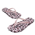 thumbnail image 6 of Psesaysky Pink Leopard Flip Flops for Women Girls Fashionable Comfortable Durable Beach Sandals Shower Sandals Size 5-9, 6 of 7