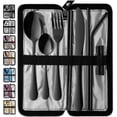 thumbnail image 1 of Portable Travel Utensils Reusable Silverware with Case for Fixing Tableware Pieces Stainless Steel Stable Flatware Set Camping Picnic Cutlery Set ( Set), 1 of 9