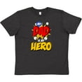 thumbnail image 3 of Inktastic Dad is My Hero Youth T-Shirt, 3 of 5