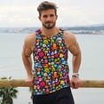 thumbnail image 6 of KLL Underwater Diving Animals Print Men's Muscle Gym Workout Stringer Tank Tops Bodybuilding Fitness T-Shirts Tank Tops Men-XX-Large, 6 of 7