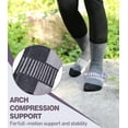 thumbnail image 4 of Womens Merino Wool Hiking Socks Thermal Warm Winter Boot Crew Socks Cushion Work Walking Gift Socks 5 Pairs, 4 of 6