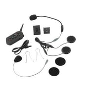 Waterproof Motorcycle Helmet 6 Riders lesswire toothblue Intercom Interphone