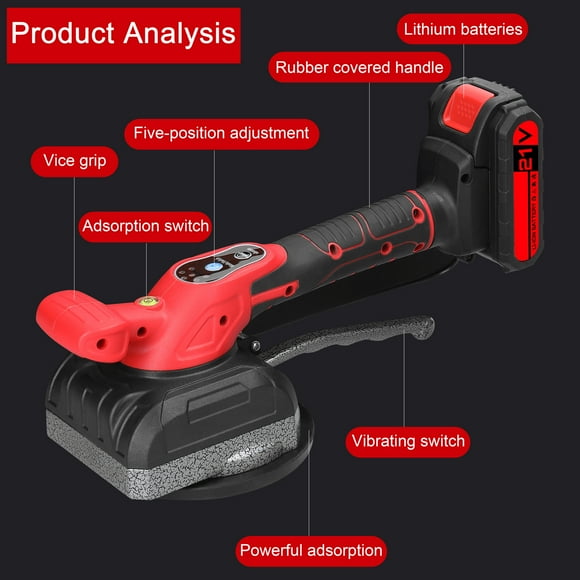 Tile Tiling Machine,Tools With Suction With Suction Cup Tiles Tool Decoration Floor Tiles Tool Decoration Utility Tools Utility Tools With Tool Decoration Utility Wall Floor Tiles 21v Tile Eryue