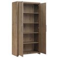 thumbnail image 4 of Steve Silver Orinda Modern Curio with Two Doors and Four Shelves, Caramel, 4 of 6