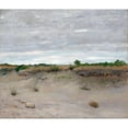 thumbnail image 2 of William Merritt Chase 23x20 Gold Ornate Framed and Double Matted Museum Art Print Titled - Wind-Swept Sands (1894), 2 of 4
