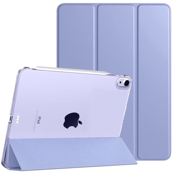 TiMOVO Case for iPad Air 11 Inch Case (M4 2026/M3 2025/M2 2024), iPad Air 5th Generation 2022/4th Gen 2020 10.9 Inch, Slim Translucent Back Cover, Support Auto Wake/Sleep, Lavender Purple