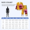 thumbnail image 4 of Xecao Bright Pink Chair Print Pajamas Set Mens Pajamas Long Sleeve Loungewear Two-Piece Sleepwear Button-Down Pjs Set,2PJS-Small, 4 of 7