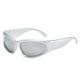 thumbnail image 1 of Gafas de sol Punk mujeres espejo deportes gafas de sol al aire libre gafas de moda coloridas gafas de moda para hombres marco cuadrado verano salvaje ciclismo gafas, 1 of 4