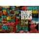 thumbnail image 5 of LHSHID Music Gifts Guitar Gifts for Men Music Note Flannel Blanket for Guitar Players Music Teacher Gifts for Sofa Chair Bed Office Black 50x60in, 5 of 5