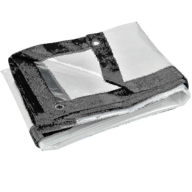 Waterproof Tarpaulin With Eyelets, Protective Tarpaulin, Transparent - Bdliv