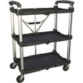 thumbnail image 1 of Olympia Tools Pack N Roll 3 Tier Collapsible X-Large Rolling Service Cart, 1 of 7