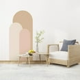 thumbnail image 3 of Boho Arch Wall Decal Decor, Modern Simple Style Arch Wall Sticker for Living Room Bedroom, Removable Peel and Stick Large Boho Wallpaper Wall Art Hotel Corridor Decoration, 3 of 5