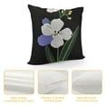 thumbnail image 4 of Qinduosi  Cute Chinchilla Cushion Covers for Adult Grey Cats Throw Pillow Covers Colourful Leaves Floral Pillow Covers Wild Animal Decorative Pillow Covers Reversible Soft  White, 4 of 5