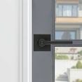 thumbnail image 4 of Baldwin 5285102RENT Contemporary Right Handed Single Cylinder Keyed Entry Door Lever Set -, 4 of 7