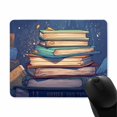 thumbnail image 2 of Square Mouse Pad Books, Personalized Premium-Textured Custom Mouse Mat Design, Washable Mousepad Lycra Cloth, Non-Slip Rubber Base Computer Mouse Pads for Wireless Mouse, 2 of 2