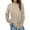 *Khaki, variant on ClodeEU Women Crewneck Long Sleeve Shirts Tunic Sweatshirts ,Casual Trendy Loose Pullovers Tops White,Womens Plus XXXL