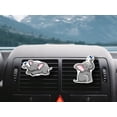 thumbnail image 6 of WIRESTER Car Air Freshener Fragrance Vent Clip Interior Decoration for Cars with Lemon Scented Pad - Elephant Birdy Lying, 6 of 7