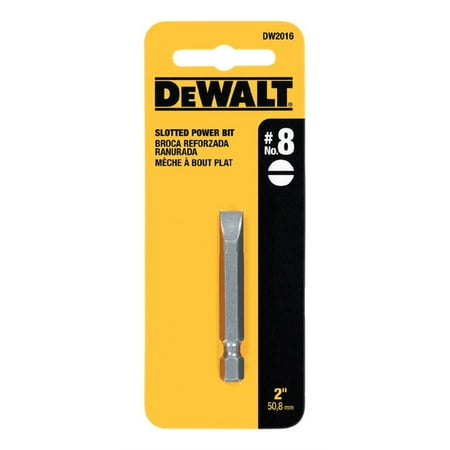 

Dewalt Dw2016 2 #8 Slotted Bit