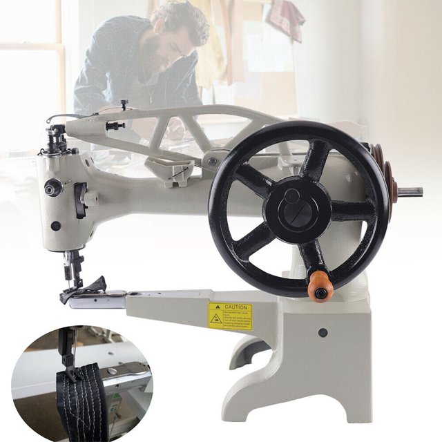 Anqidi 11.8" Manual Patch Leather Sewing Machine DIY Cobbler Shoe