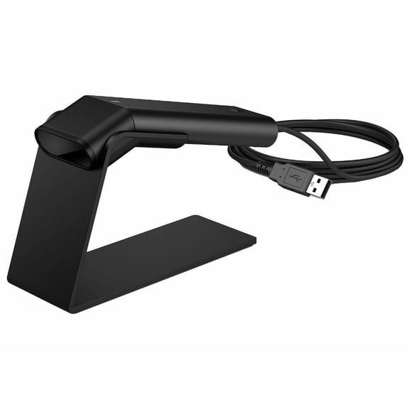 HP Engage One Prime Barcode Scanner - 2D Scanner, 1 x USB - Type A, with Stand