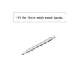 thumbnail image 3 of Unique Bargains 16mm Watch Band Pin 1.3mm Dia Stainless Steel Single Flanged End Spring Bar Pins 200 Pack, 3 of 5