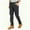 Dark Gray, variant on hoksml Men's Multi-Pocket Cargo Pants Solid Color Straight Leg for Hiking Casual, Button and Zipper Fly Trousers