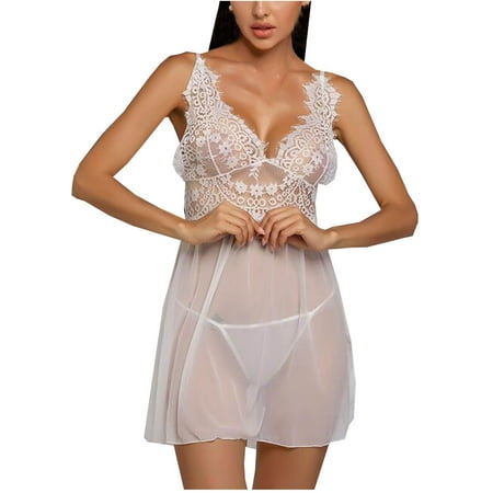 

Bigersell Bow Lingerie Set for Women Lingerie Sets Underwear Lace Hollow Bra Back Buckle Underwear Suit Bikini Suit Santa Lingerie Nightwear for Ladies