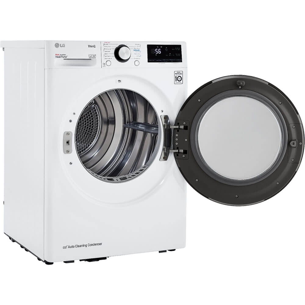 LG DLHC1455W 4.2 Cu. Ft. White Stackable Front Load Electric Smart Dryer