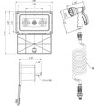 thumbnail image 4 of Kit de Rociador de Conexión Rápida para Grifo Dura Faucet DF-SA189-BK RV, 4 of 7