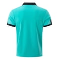 thumbnail image 4 of Men's Polo Shirts Workout Short Sleeve Polo Shirts Fashion Casual Buttons Lapel Casual Stylish Polo Shirt, 4 of 5