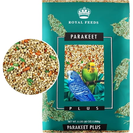 LEACH GRAIN & MILLING CO. Parakeet Food Plus, Premium Bird Seed, Nutrient Rich Blend, 5 lbs