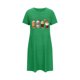 thumbnail image 5 of Camisón corto de talla grande para mujer, camisón de manga corta con estampado de pecho a la moda, camisón para mujer, 5 of 5
