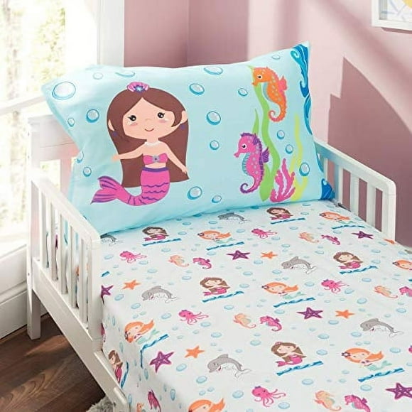 Juego de sábanas EVERYDAY KIDS Undersea Mermaids Adventure