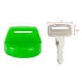 thumbnail image 2 of 5PCS Green Ignition Key Cover w/Nut For Polaris RZR XP 570 800 900 1000 5433534, 2 of 7