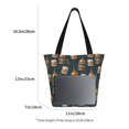 thumbnail image 2 of Japuie Cigar Print Women's Crossbody Tote Handbag,Shoulder Bag,Casual Tote,Satchels Crossbody Purse,Top-handle Tote Handbag,for Travel College Work, 2 of 7