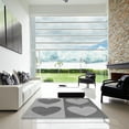 thumbnail image 6 of Ahgly Company Indoor Round Patterned Gray Cloud Gray Area Rugs, 5' Round, 6 of 6