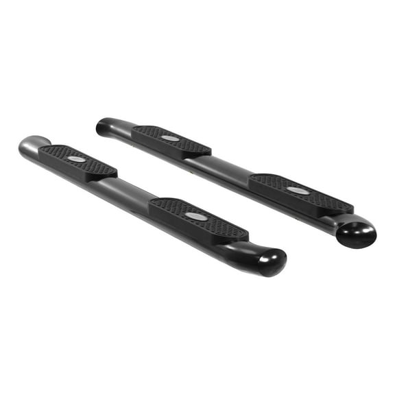ARIES S222012 07-14 TUNDRA DOUBLE CAB 4IN BLK OVAL TUBES(CUT @ 45 DEGREE ANGLE) BLACK Fits select: 2007-2021 TOYOTA TUNDRA