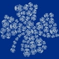 thumbnail image 2 of Junior's Star Wars Stormtrooper Four-Leaf Clover Graphic Tee Royal Blue Small, 2 of 3