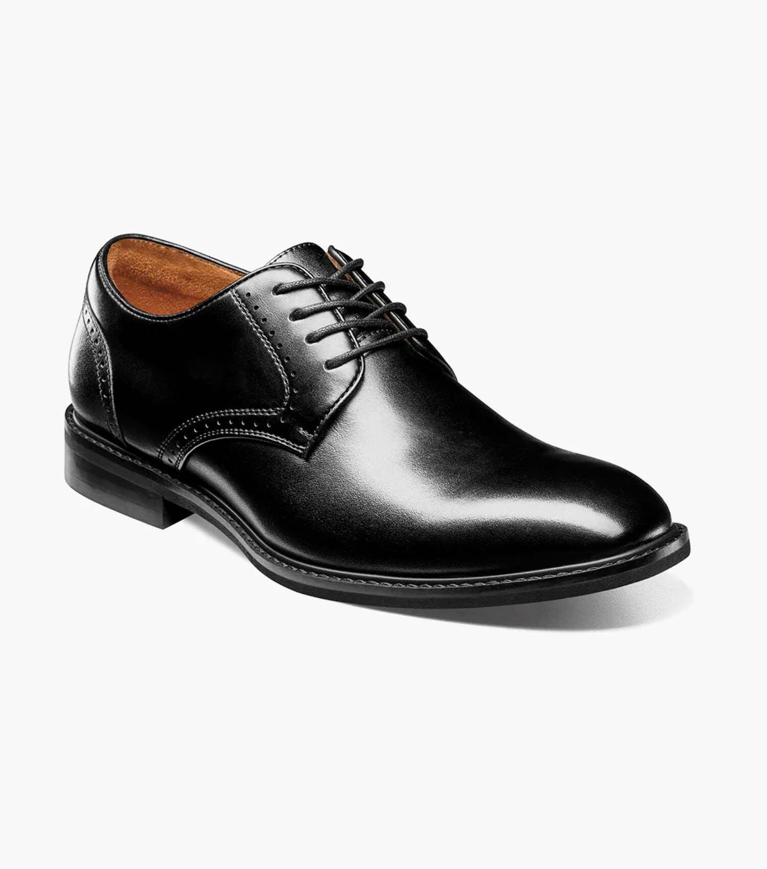 GUC Stacy Adams Dayton Men\'s Black and White Wingtip Oxford Shoes Size 9.5 STACY ADAMS Mens Black Color Block Padded Dayton Wingtip Toe  main image 2